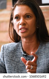 London, UK. 23 March, 2018. Gina Miller (Businesswoman And Transparency Activist) At The Liberal Democrats Brexit Event.