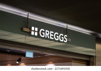 London, UK - 25 June 2022: Greggs Bakery Storefront