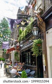 London, UK - 26 June 2021: The Angel and Crown pub, Church Court, Richmond upon Thames, West London