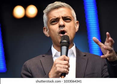 London, UK. 29 April, 2017. Sadiq Khan Pledged To Bring The Celebration Vaisakhi Back To Trafalgar Square.