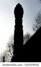 London. UK. 4.10.2022 Silhouette Of The BT Tower