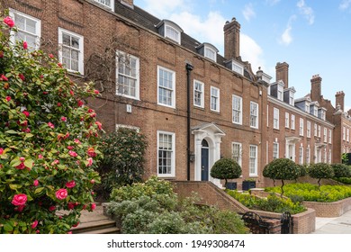 London, UK, 4th April 2021:Prime London Property Street. Ilchester Place Situated In Holland Park, Kensington