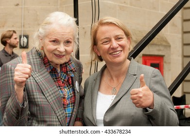 London, UK. 4th June 2016. EDITORIAL - Bursary Or Bust Rally. Guest Speakers Dame Vivienne Westwood & MP Natalie Bennett, Speak Out Against Government Plans To Axe The NHS Bursary To Student Nurses.