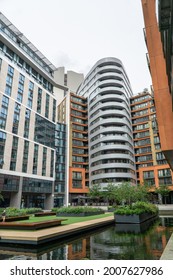 London, UK - 5 July 2021: Paddington Basin In Central London, UK