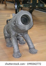 London, UK - 5.Apr.2006: Indian Mortar (18C) At Royal Artillery Museum