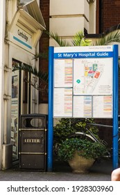 London UK, 6 July 2016, Imperial College St.Marys' Hospital Campus Site In London Site Guide Or Map