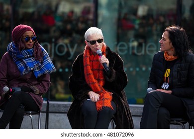 London, UK 6 March 2016 Suffragettes, Celebrities And Politicians Gather For A 