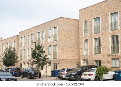 London, UK - 7 September, 2020 - New Build Apartments For The Regeneration Of The Grahame Park Estate In Colindale