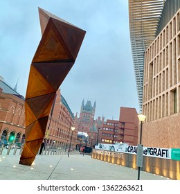 London, UK - 7th April 2019: The Francis Crick Institute.