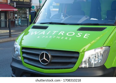 London, UK, April 19, 2020: Waitrose Delivery Car