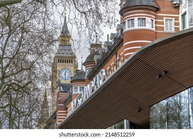 London, UK - April 2 2022: New Scotland Yard Police Headquarters In Westminster, London