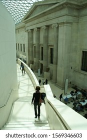 London, UK - April 22 2013: British Museum, The Queen Elizabeth II Great Court