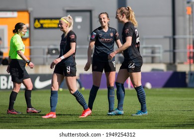 LONDON, UK. APRIL 4TH : Caroline Weir (Manchester City) Celebrates After Scoring During The 2020-21 FA Women’s Super League Fixture Between Tottenham Hotspur And Manchester City At The Hive.