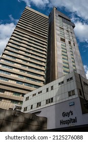 LONDON, UK - AUGUST 17, 2018:  Exterior View Of Guy's Hospital Building, Southwark