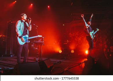 London, UK - August 17th 2017 : Busted - James Bourne, Matt Willis And Charlie Simpson Performing At The Royal Albert Hall