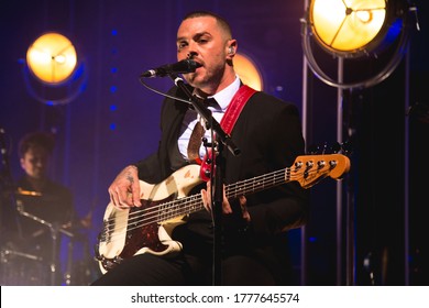 London, UK - August 17th 2017 : Busted - James Bourne, Matt Willis And Charlie Simpson Performing At The Royal Albert Hall