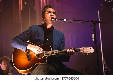 London, UK - August 17th 2017 : Busted - James Bourne, Matt Willis And Charlie Simpson Performing At The Royal Albert Hall