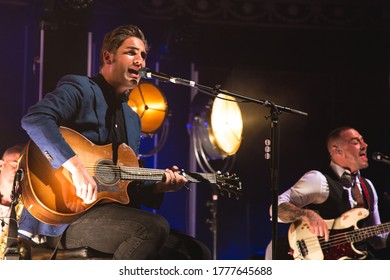 London, UK - August 17th 2017 : Busted - James Bourne, Matt Willis And Charlie Simpson Performing At The Royal Albert Hall