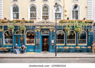 London, UK - August 19, 2022:  The Museum Tavern Pub Exterior Close To The British Museum.