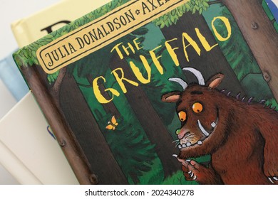 LONDON, UK - August 2021: Close Up Of The Gruffalo Childrens Book Cover