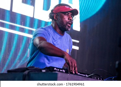 London, UK - August 24th, 2019:  Idris Elba Performing Live During The South West Four Festival At Clapham Common,  London 