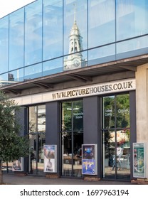 LONDON, UK - AUGUST 25, 2018:  Exterior View Of The Picturehouse Cinema At Greenwich