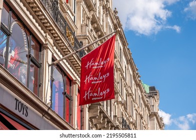 London, UK - August 25, 2022:  Exterior Of The Hamleys Toy Store On Regent Street In London.