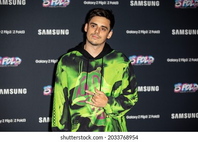 London, UK - August 26th, 2021: Chris Mears Attends A Live Gig By Yungblud Alongside London Community Gospel Choir And Artist Aries Moross At Samsung KX In London