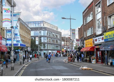 London, UK - August 3 2020: Peckham High Street in South London, UK
