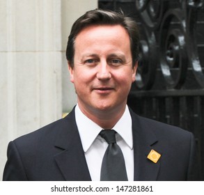 London. UK .  British Prime Minister David Cameron.  Launching the UN's Decade of Action for Road Safety in a campaign to reduce road deaths. 11th May 2011.  