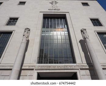 LONDON, UK - CIRCA JUNE 2017: Royal Institute Of British Architects (RIBA)