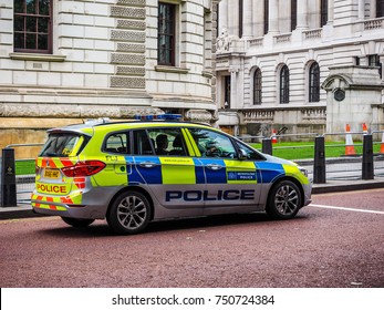 LONDON, UK - CIRCA JUNE 2017: Metropolitan Police Car, High Dynamic Range