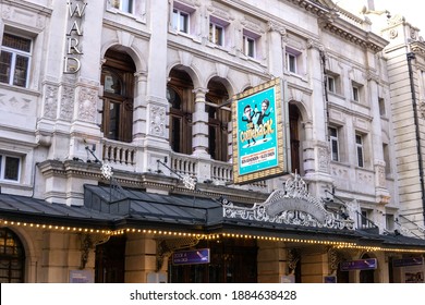 London, UK - December 30 2020: Noël Coward Theatre In St Martin's Lane, Covent Garden - A West End Theatre