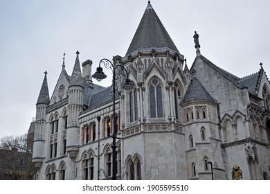 London, UK - December 6, 2018, Royal Courts of Justice