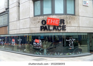 London, UK - February 14 2021: The Other Palace Theatre, St James Theatre, Palace Street, 