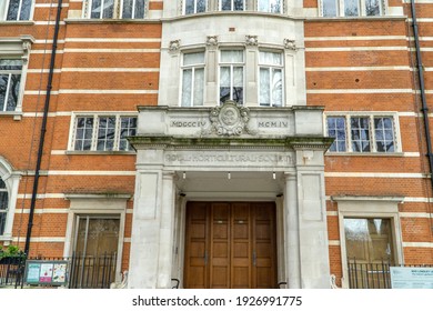 London, UK - February 20 2021: Royal Horticultural Society Westminster, London