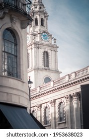 London, UK - February 23, 2021: Delfin English School At Charing Cross And Street View During Covid National Lockdown. Covid Restrictions, Social Distancing. 