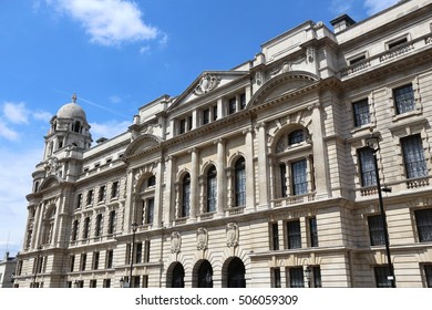 London, UK - Governmental Building At Whitehall. Old War Office.