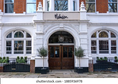 London, UK - January 2 2021: Malmaison Boutique Hotel In Charterhouse Square, In The Barbican Farringdon Area