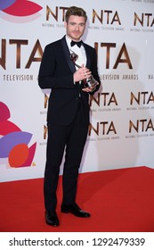 LONDON, UK. January 22, 2019: Richard Madden At The National TV Awards 2019 At The O2 Arena, London.
 