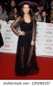 LONDON, UK. January 22, 2019: Charley Webb At The National TV Awards 2019 At The O2 Arena, London.
 