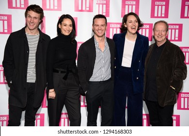 LONDON, UK. January 24, 2019: Hugh Skinner, Sian Clifford, Andrew Scott, Phoebe Waller Bridge & Bill Paterson At The 