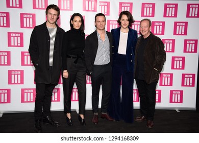 LONDON, UK. January 24, 2019: Hugh Skinner, Sian Clifford, Andrew Scott, Phoebe Waller Bridge & Bill Paterson At The 