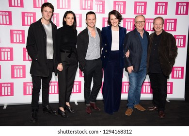 LONDON, UK. January 24, 2019: Hugh Skinner, Sian Clifford, Andrew Scott, Phoebe Waller Bridge, Harry Bradbeer & Bill Paterson At The 