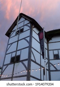 London, UK, January 27, 2013 : The  Globe Theatre Of William Shakespeare Which Is A Popular Travel Destination Tourist Attraction Landmark Of The City Centre Stock Photo Image      