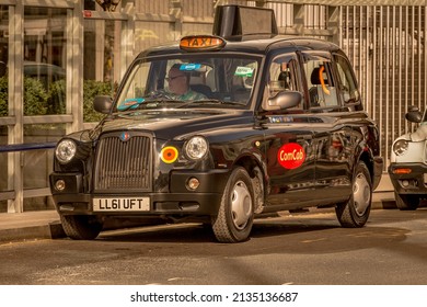 London, UK - July 14,2016 - Traditional Old London Taxi In London