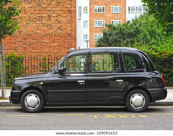 LONDON, UK - JULY 16: LTX4 Hackney Carriage,\
typical London Taxi / Black Cab on July 16, 2012, London, UK. LTX4\
is manufactured only by the The London Taxi Company. Black taxis\
are symbol of London.