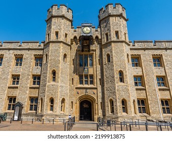 London, UK - July 19, 2022 : The Tower Of London The Crown Jewels In London