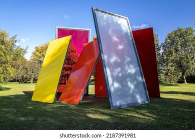 London, UK. July 20, 2021. The Frieze Sculpture Art Fair Exhibition In Regent's Park