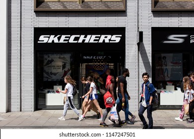 Skechers Brand Name Images, Stock 